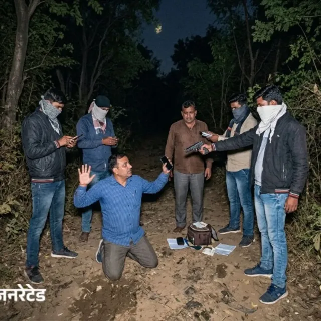 पलवल में महाराष्ट्र के व्यापारियों को बंधक बनाया:जंगल में ले जाकर ₹2 लाख ट्रांसफर कराए, पिस्टल दिखाकर अंगूठी और मोबाइल लूटा