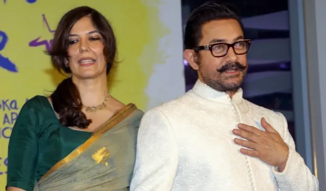 Aamir Khan और Gauri Spratt ने शादी के बाद मनाया अपना पहला करवा चौथ, अनिल कपूर के घर पर बिखेरा जलवा, वीडियो वायरल