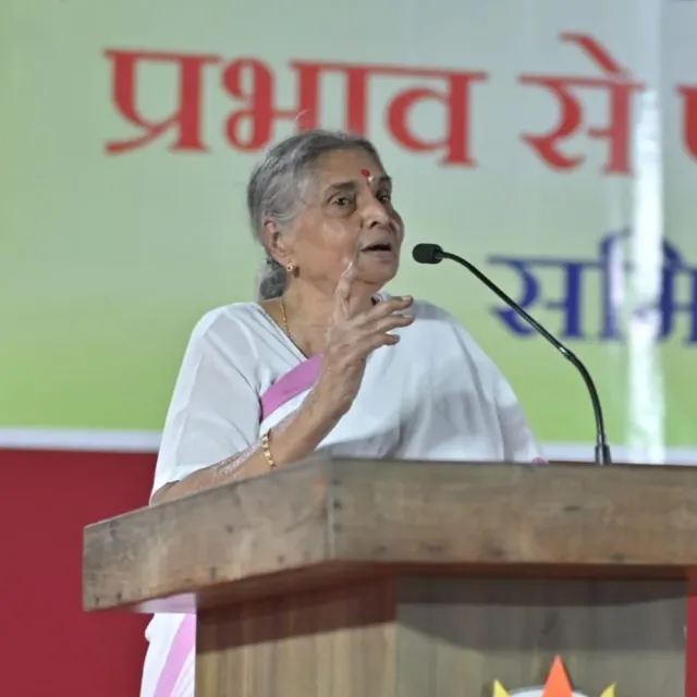 RSS महिला संगठन प्रमुख बोलीं- जंतर-मंतर प्रदर्शन अराजकता फैला रहे:जेन-जी का ब्रेनवॉश कर रहा दिमागी नक्सलवाद, अपने फायदे के लिए युवाओं-महिलाओं को भड़का रहे
