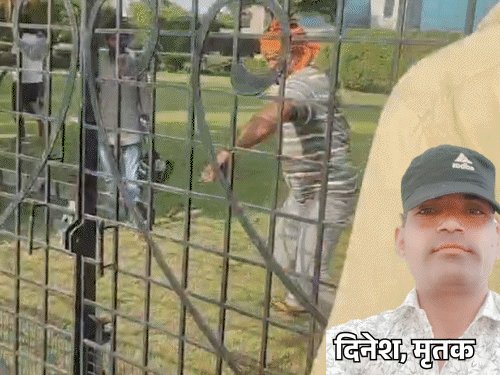 मथुरा में होटल की दीवार भरभराकर गिरी-3 मजदूर दबे:एक का शव मिला; 2 की तलाश जारी, ठेकेदार मौके से भागा