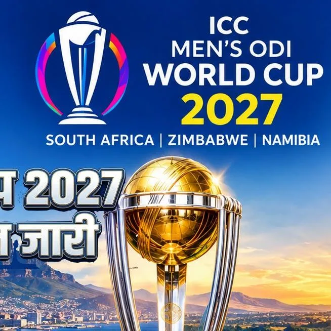 2027 World Cup : वनडे विश्व कप 2027 का शेड्यूल जारी, पहले ही मैच में ऑस्ट्रेलिया से भिड़ेगी टीम इंडिया