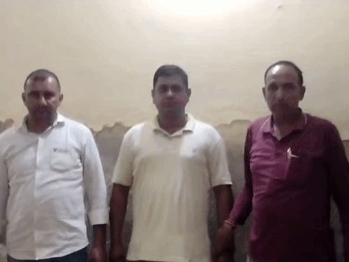पोस्टिंग के नाम पर रिश्वत लेते सेंटर कमांडर-होमगार्ड अरेस्ट:₹7 हजार में डील, ₹4 हजार ले चुके थे; AUDIO रिकॉर्डिंग से भिवानी ACB के ट्रैप में फंसे