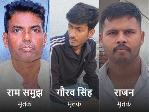 बेटे को डॉक्टर बनाना चाहते थे..अब साथ उठेगी अर्थी:चंडीगढ़ से जवान का शव लाते समय बेटे समेत 4 की मौत, पूर्वांचल एक्सप्रेसवे पर एंबुलेंस ट्रक में घुसी