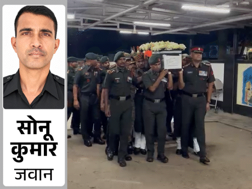 वैशाली के आर्मी जवान सोनू कुमार का कोलकाता में निधन:2006 में सेना में हुए थे भर्ती, सैनिक सम्मान के साथ कोनहारा घाट पर होगा अंतिम संस्कार