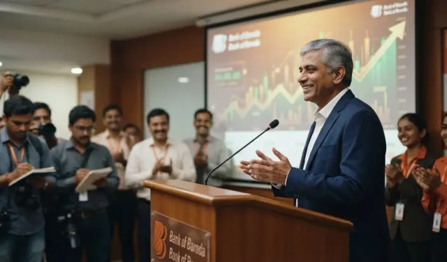Bank of Baroda का Q2 Net Profit 36 प्रतिशत बढ़ा, 6,532 करोड़ रुपये का रिकॉर्ड बनाया