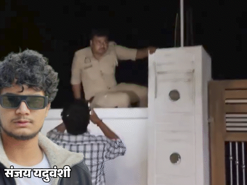 कॉमेडियन को पकड़ने आधी रात दीवार कूदकर पहुंची सुल्तानपुर पुलिस:संजय यदुवंशी के परिवार से तीखी बहस; इंस्पेक्टर बोला- मेरी पावर समझ नहीं रहे