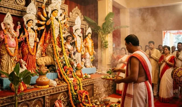 Durga Puja उत्सव का Kalparambha से होगा आगाज, 21 अक्टूबर को होगा Sindoor Khela