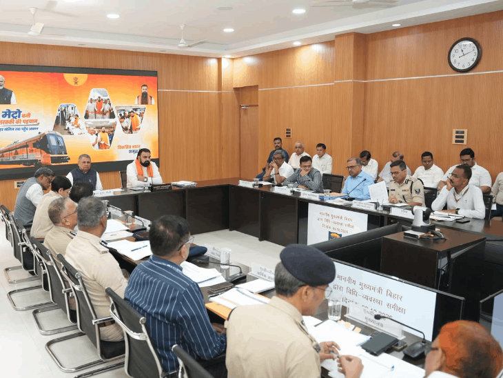 बिहार में कानून व्यवस्था पर CM सम्राट सख्त:मुख्य सचिव-DGP के साथ हाईलेवल बैठक, महिलाओं के खिलाफ अपराध और भ्रष्टाचार पर जीरो टॉलरेंस के निर्देश