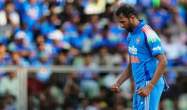चोटिल Prasidh Krishna तीसरे ODI से बाहर, Washington Sundar की जगह T20I टीम में आए Naman Dhir