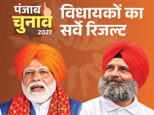 लोग चाहते हैं-पंजाब में 92 MLA को टिकट न मिले:AAP के 95%, कांग्रेस के आधे, BJP के सभी विधायक नापसंद; भास्कर का सर्वे