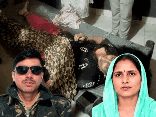 रोहतक-घर की सजावट को लेकर CRPF जवान ने पत्नी मारी:बहस बढ़ी तो चाकू मारा, 7 इंच छाती चीरी; राष्ट्रपति से सम्मानित हो चुका